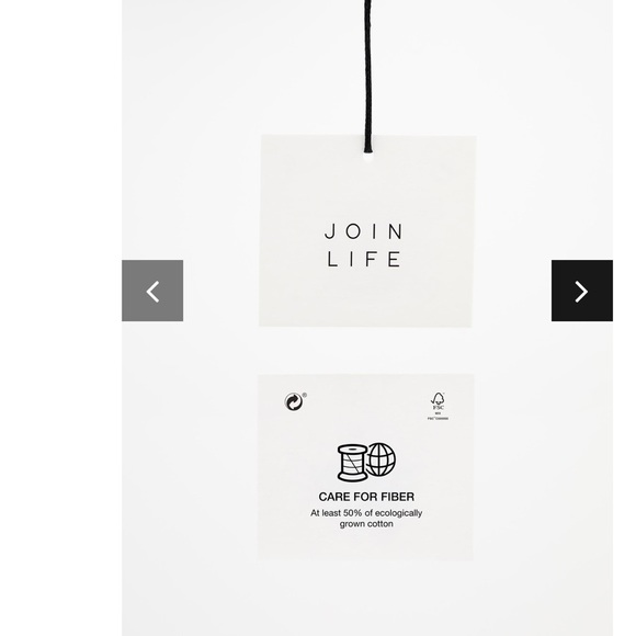 Zara NWT Denim Long Skirt size Large - Picture 12 of 13